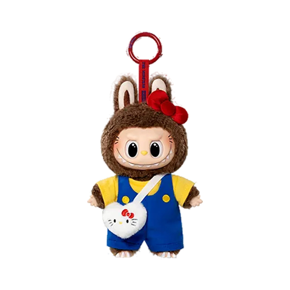 팝마트 라부부 더 몬스터즈 x 산리오 캐릭터 시리즈 인형 키링 클래식 헬로키티 (개봉 박스)(Pop Mart Labubu The Monsters x Hello Kitty And Friends Series Plush Pendant Classic Hello Kitty (Opened Case))