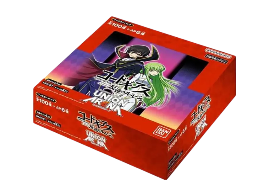 유니온 아레나 TCG 부스터 팩 코드 기아스 루루슈의 반란 박스 (일어판)(Union Arena TCG Booster Pack Code Geass Lelouch Of The Rebellion Box (Japanese Ver.))