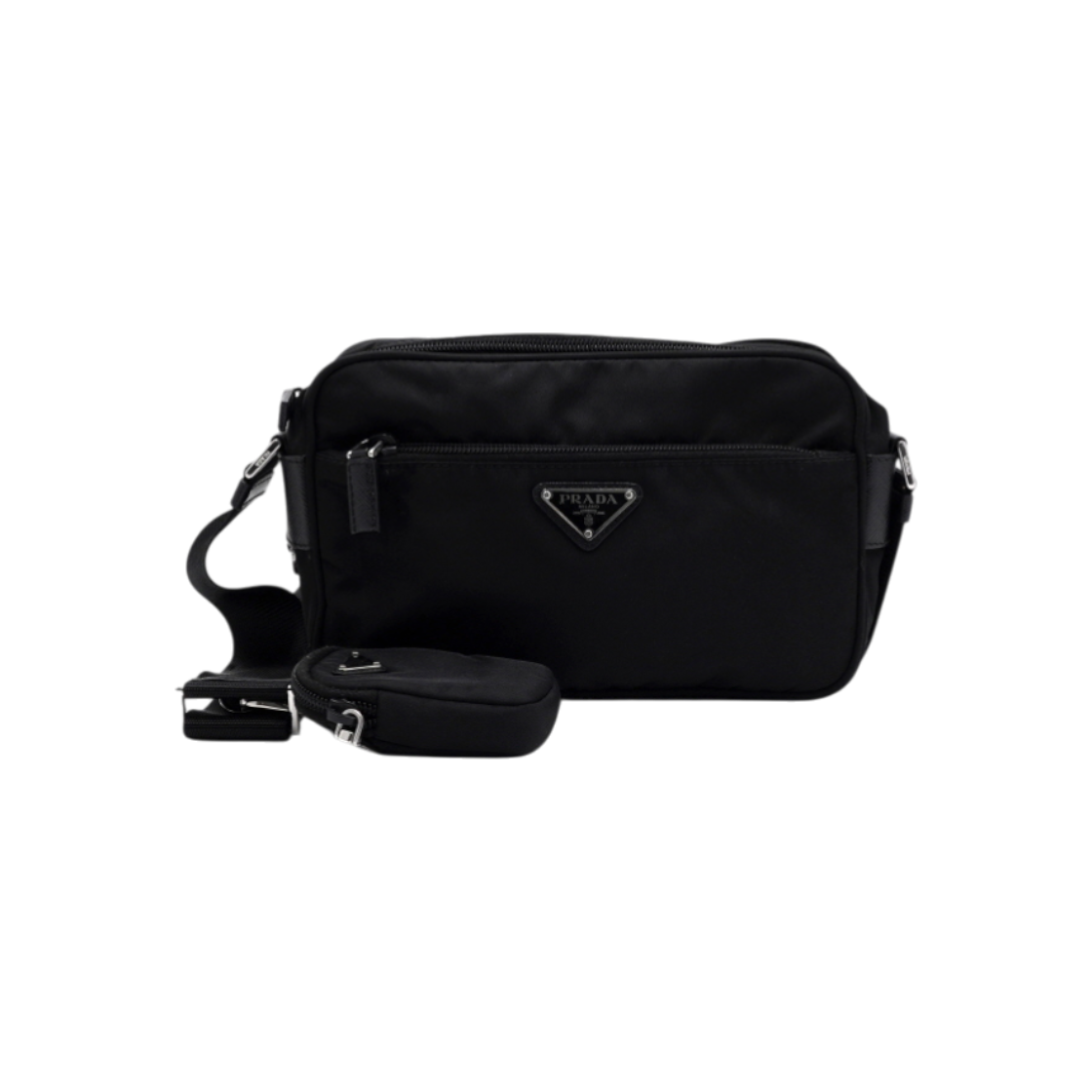 프라다 1BC167 블랙 리나일론 남여공용 숄더백 겸 크로스백aa61679(Prada 1BC167 Black Re-Nylon Unisex Shoulder and Crossbody Bag)