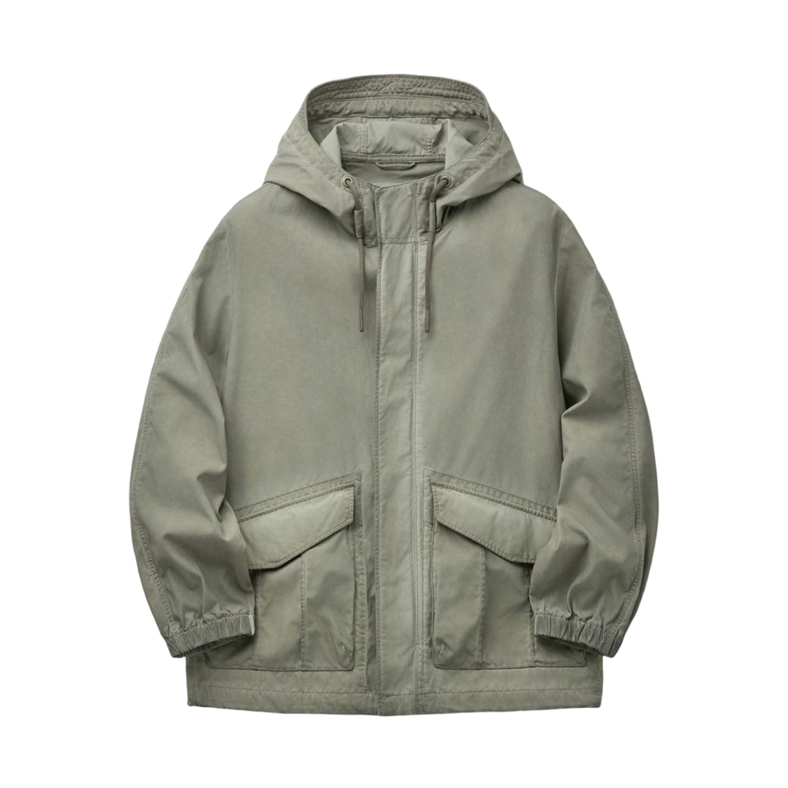 시리즈 숏 다잉 후드 코트 베이지(SERIES Short Dyed Hood Coat Beige) - 1