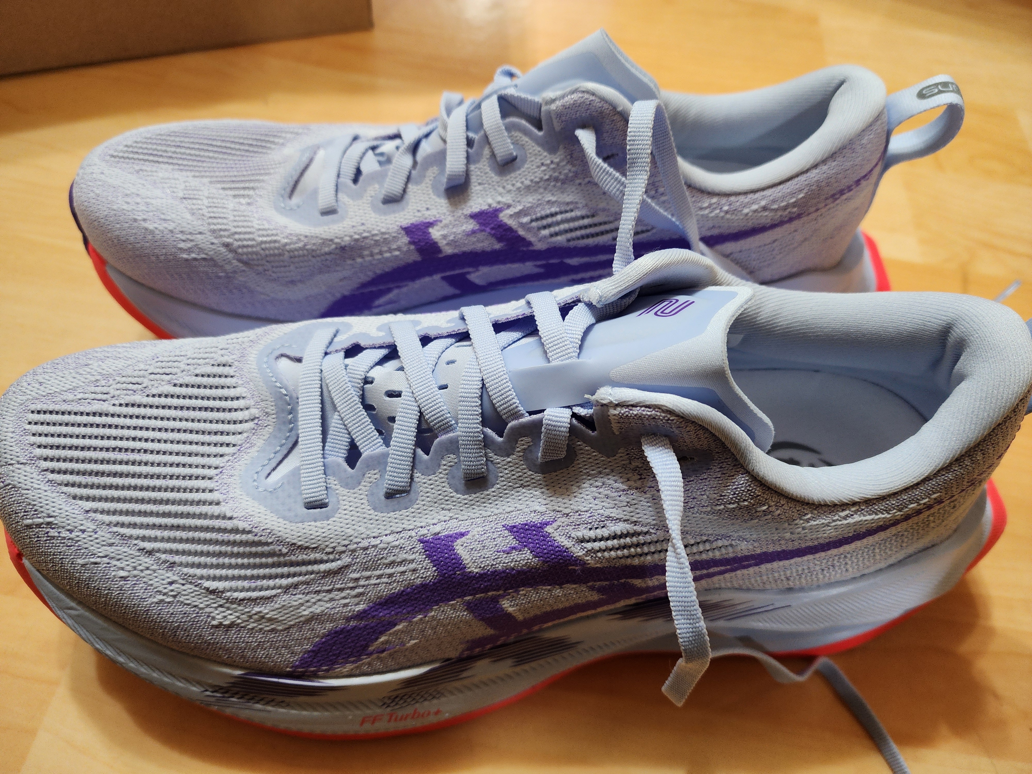 Asics Superblast 2 Blue Fade Edo Purple 착용 스타일