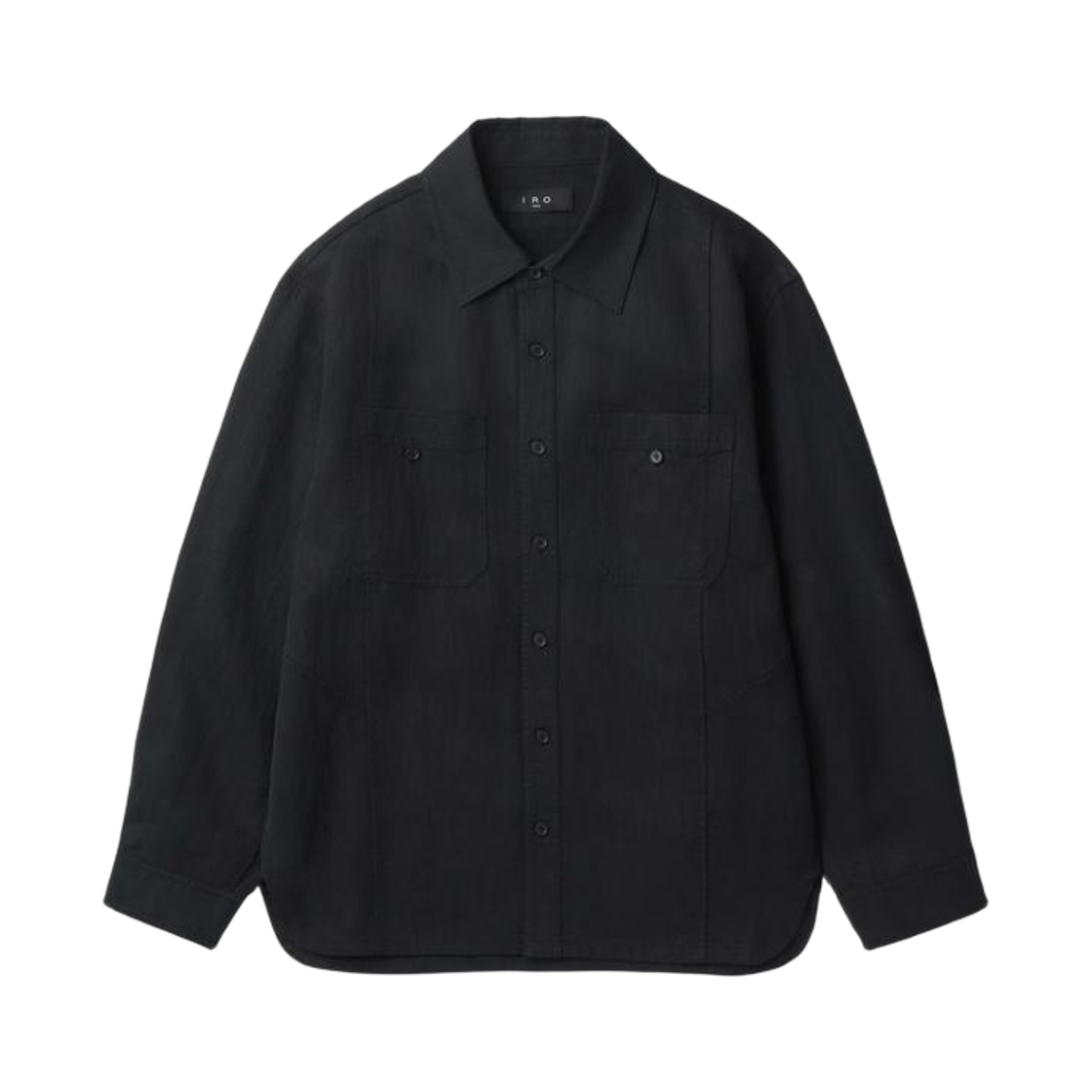 이로 텔리스 플루이드 유틸리티 셔츠 블랙(IRO Thelis Fluid Utility Shirt Black)