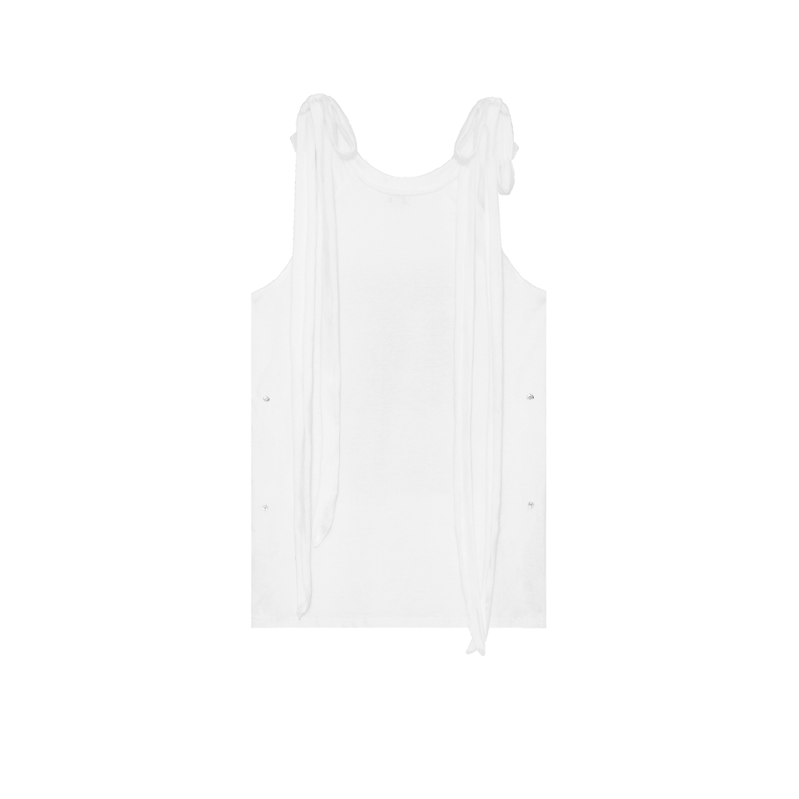 본네 머플러 드레스 화이트(Bonnae Muffler Dress White) - 3