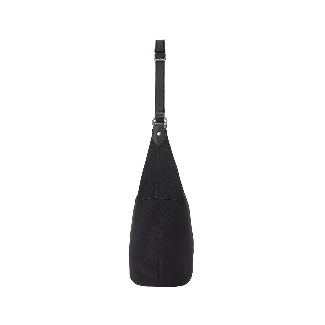 분크 하프문 페블 호보 라지 블랙(vunque Halfmoon Pebble Hobo L Black) - 4