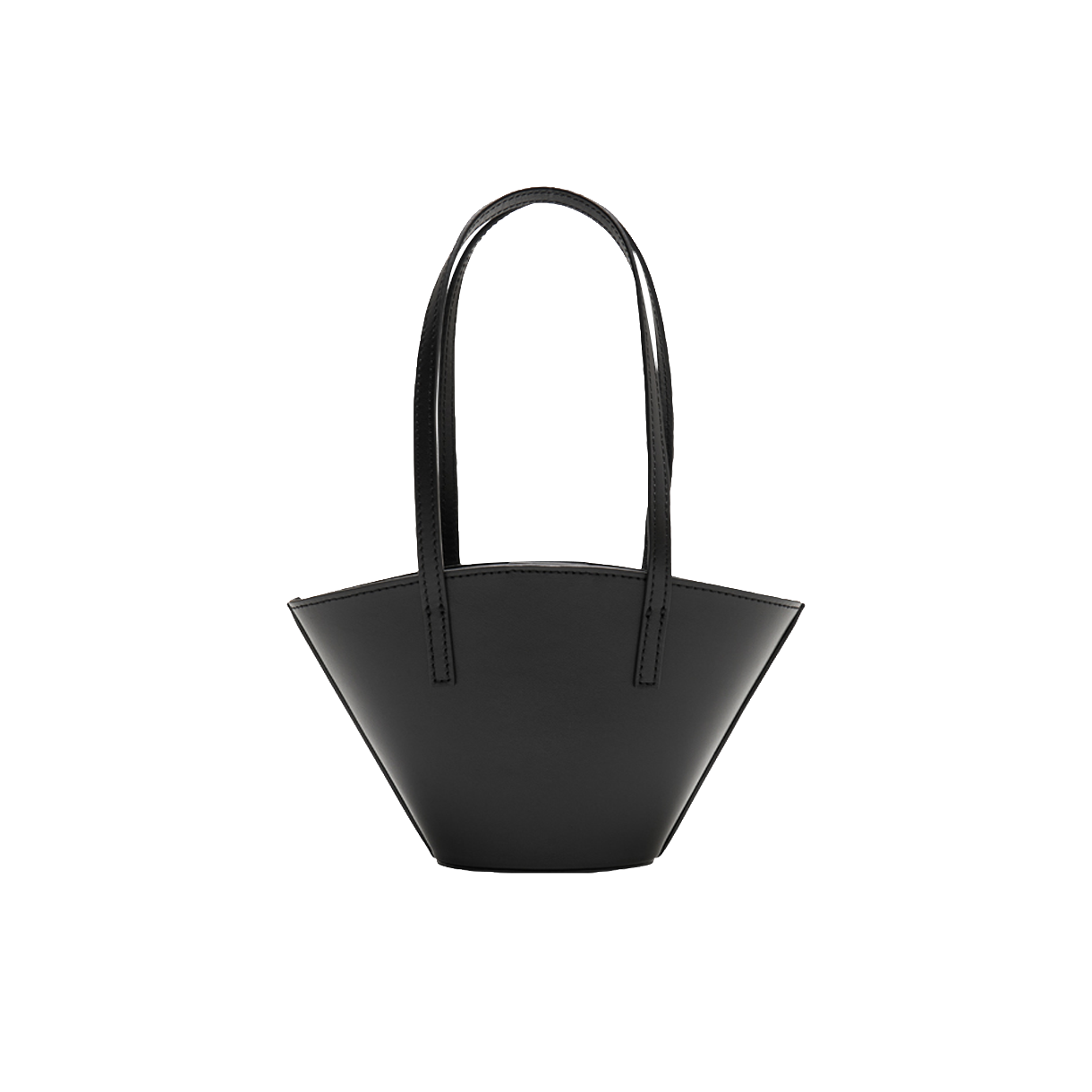 아모멘토 우먼 레더 버킷 백 블랙 - 26SS(Amomento Women Leather Bucket Bag Black - 26SS)