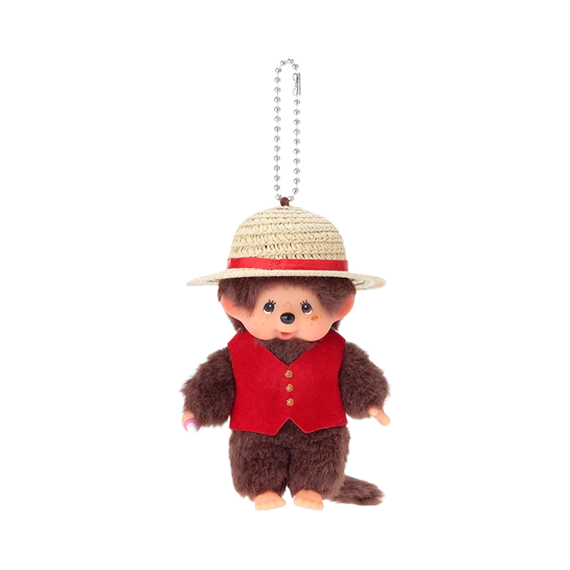 Monchhichi Monchhichi x One Piece Luffy Monchhichi Key Chain · ONE SIZE