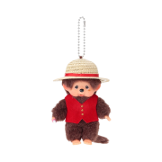 Monchhichi x One Piece Luffy Monchhichi Key Chain
