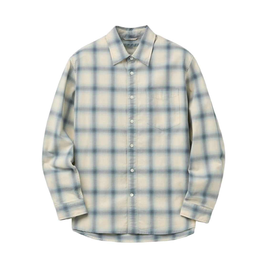 시리즈 옴브레 체크 셔츠 아이보리(SERIES Ombre Check Shirt Ivory) - 1