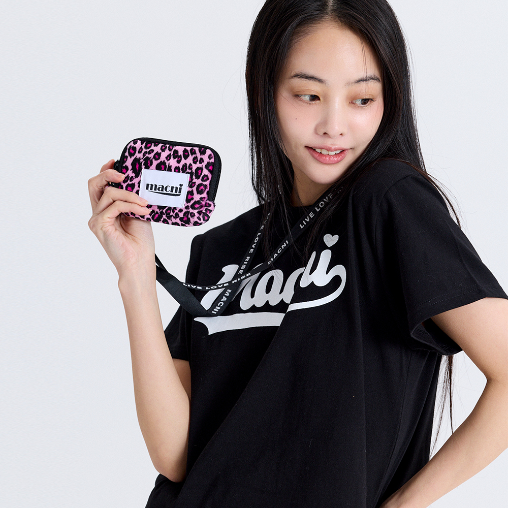 마크니 스트랩 미니 지갑 핑크(MACNI Strap Mini Wallet Pink) - 3