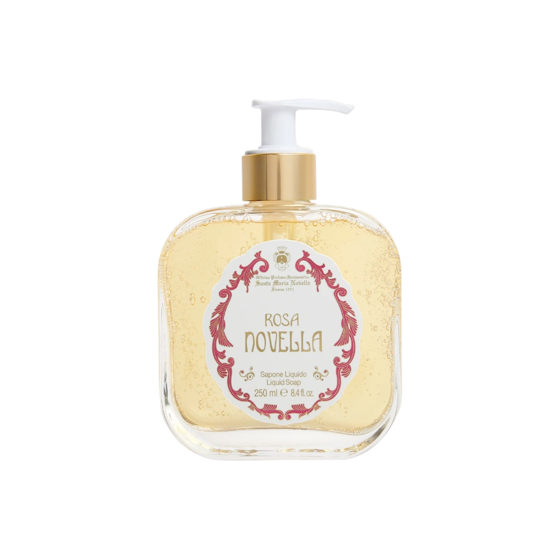 산타 마리아 노벨라 로사 노벨라 리퀴드 솝 250ml 글라스 에디션(Santa Maria Novella Rosa Novella Liquid Soap 250ml Glass Edition) - 1