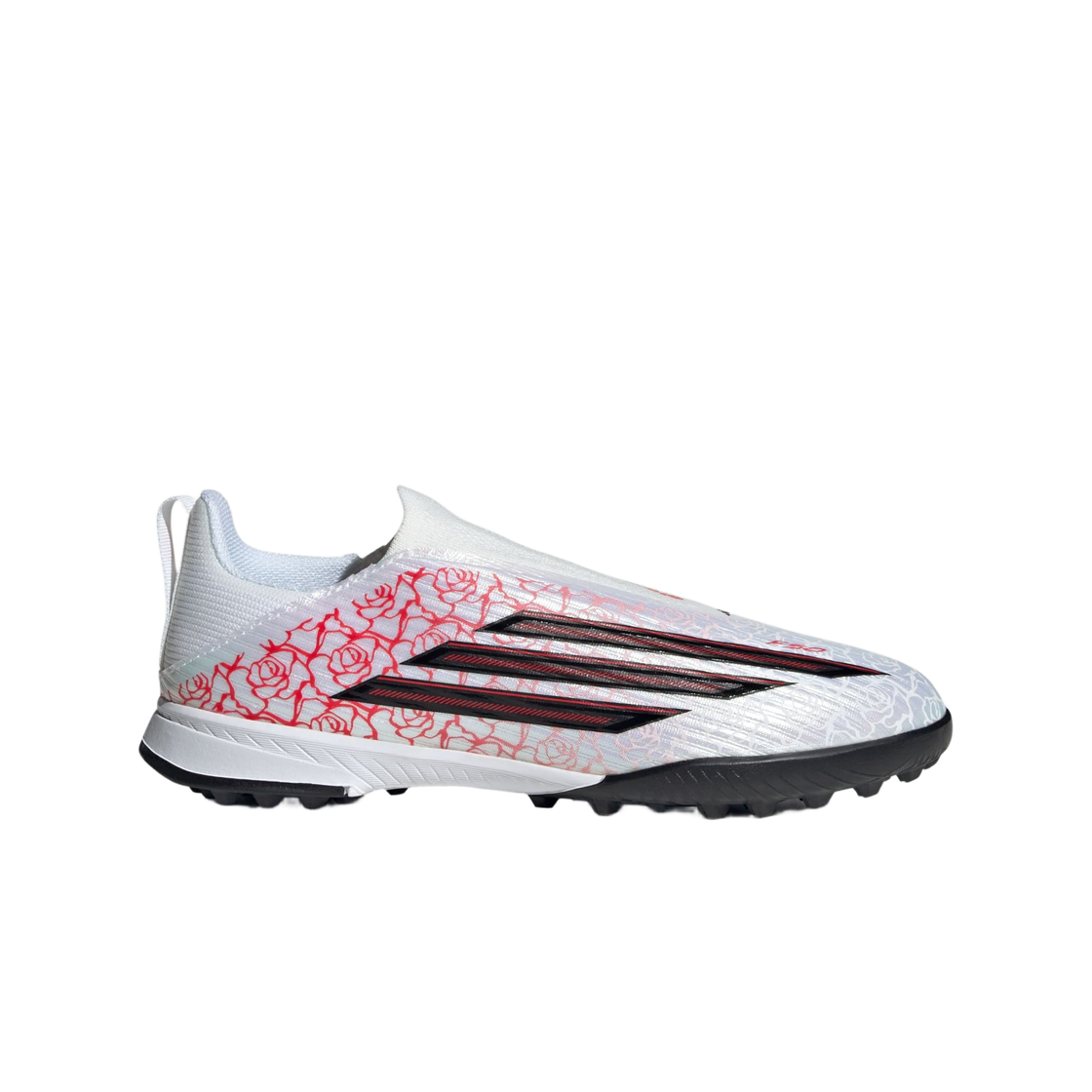 KJ3779 (J) Adidas F50 League Laceless TF Lamine Yamal Cloud White Core Black