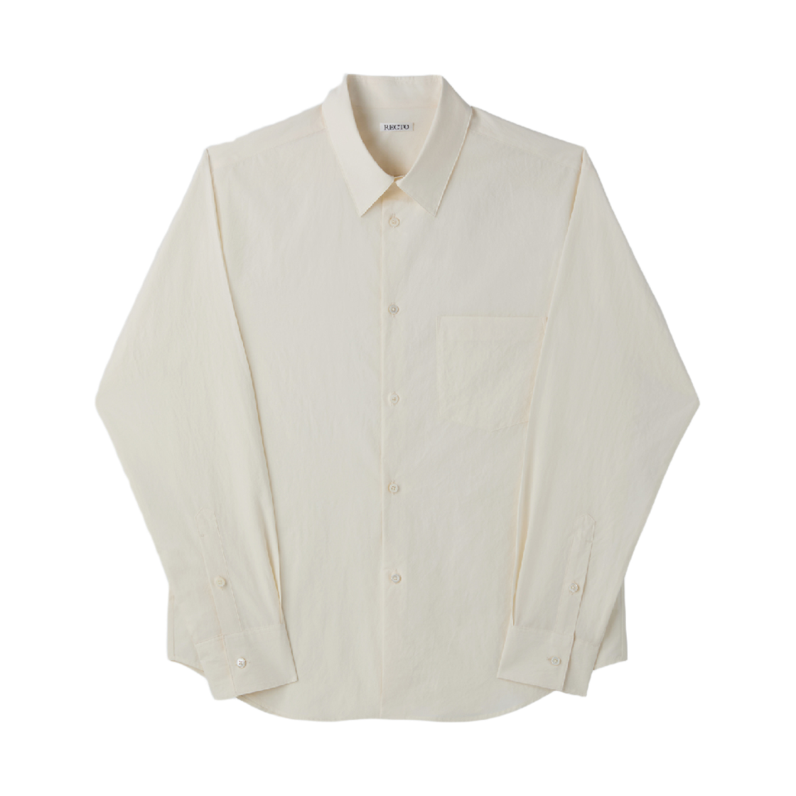 RM26SWST004CR Recto Cotton Pocket Shirt Cream