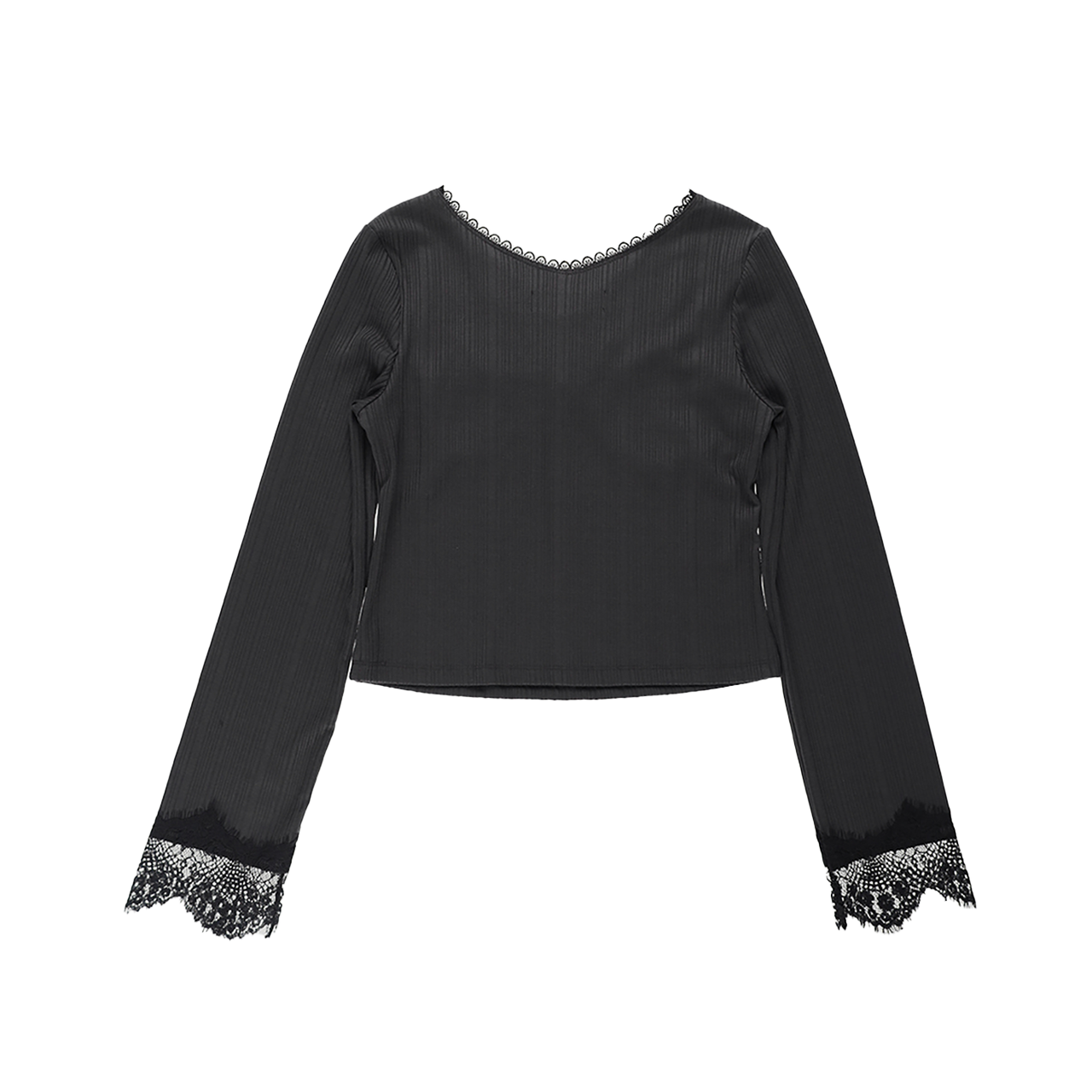 스틸레써디 로코코 리브드 탑 그레이(Still Lethardy Rococo Ribbed Top Grey) - 2