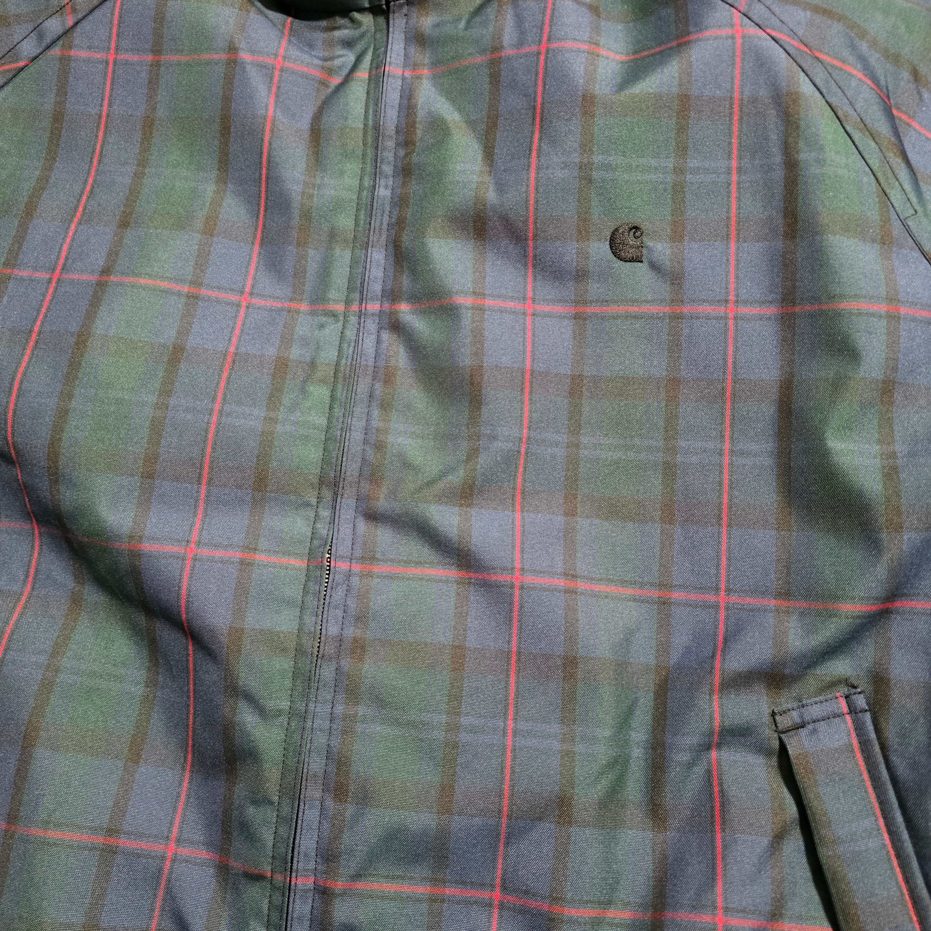 Carhartt WIP Reversible Planer Jacket Air Force Blue Black 착용 스타일 - 2