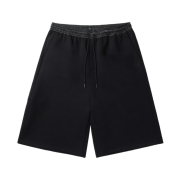 IRO Vibrio Banding Color-Block Long Bermuda Shorts Black
