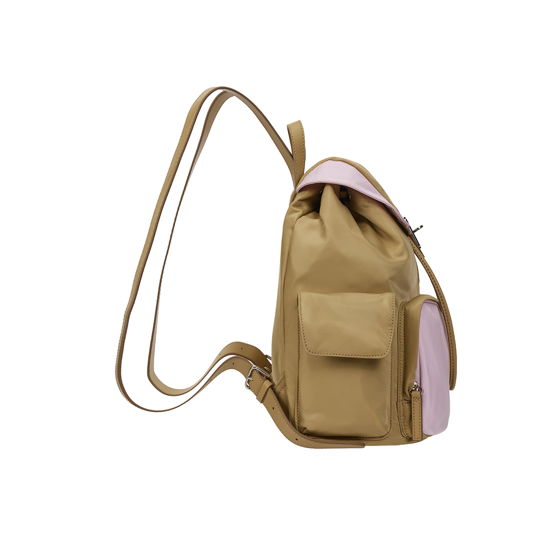 분크 헤이 더블 포켓 백팩 미듐 팔레트베이지(vunque Hey Double Pocket Backpack M Palette Beige) - 3