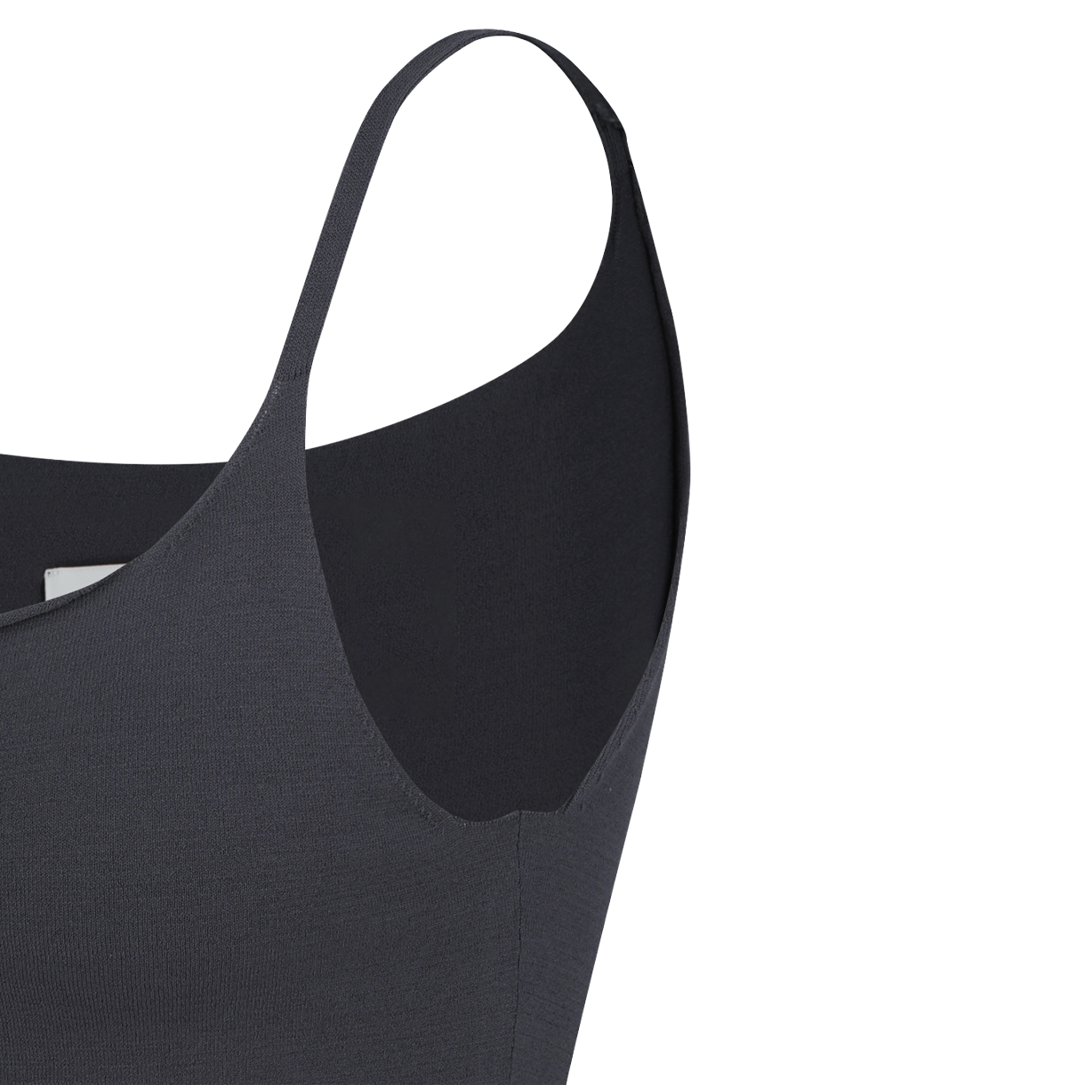 아모멘토 우먼 슬리브리스 니트 탑 차콜 - 26SS(Amomento Women Sleeveless Knit Top Charcoal - 26SS) - 5