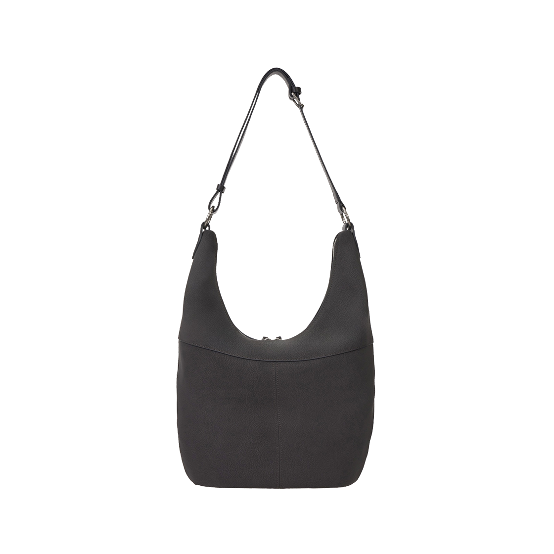 분크 하프문 페블 호보 라지 딥브라운(vunque Halfmoon Pebble Hobo L Deep Brown) - 4