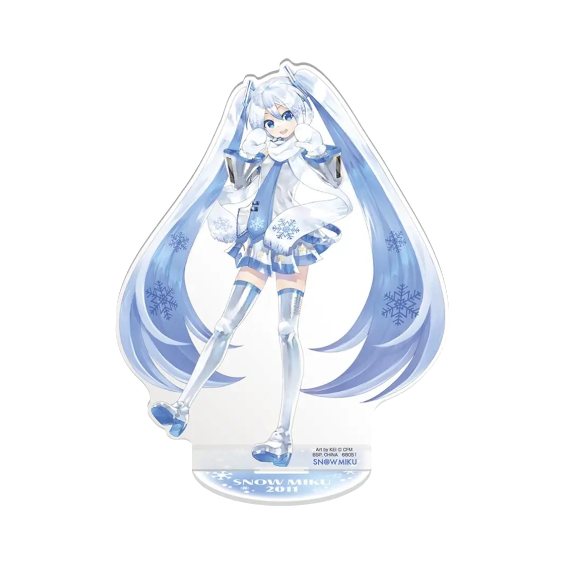 - Bandai Ichiban Kuji Snow Miku Snow Miku All Stars C Prize Snow Miku 2011 Big Acrylic Stand