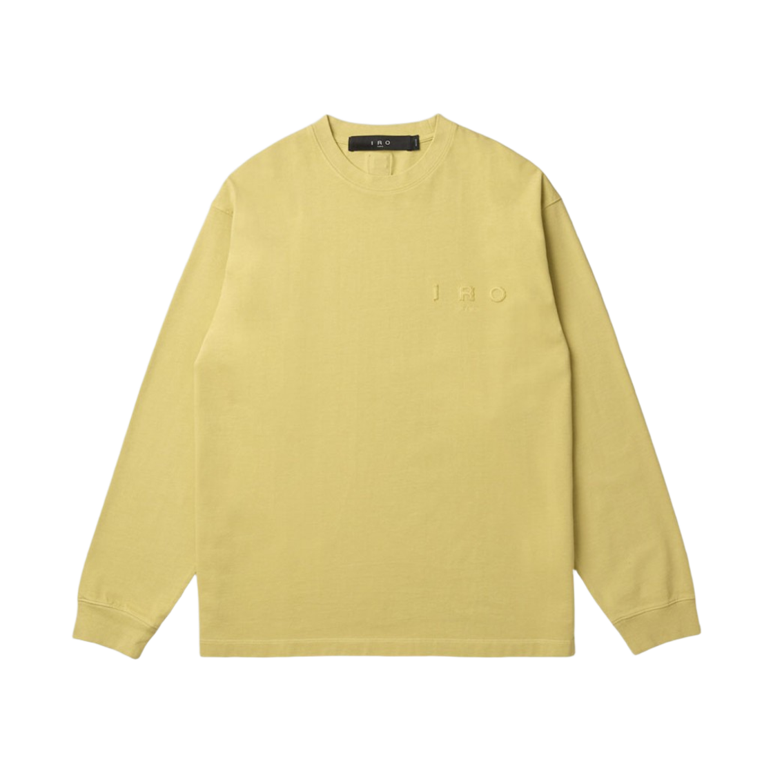 이로 긴팔 티셔츠 옐로우(IRO Long Sleeve T-Shirt Yellow)
