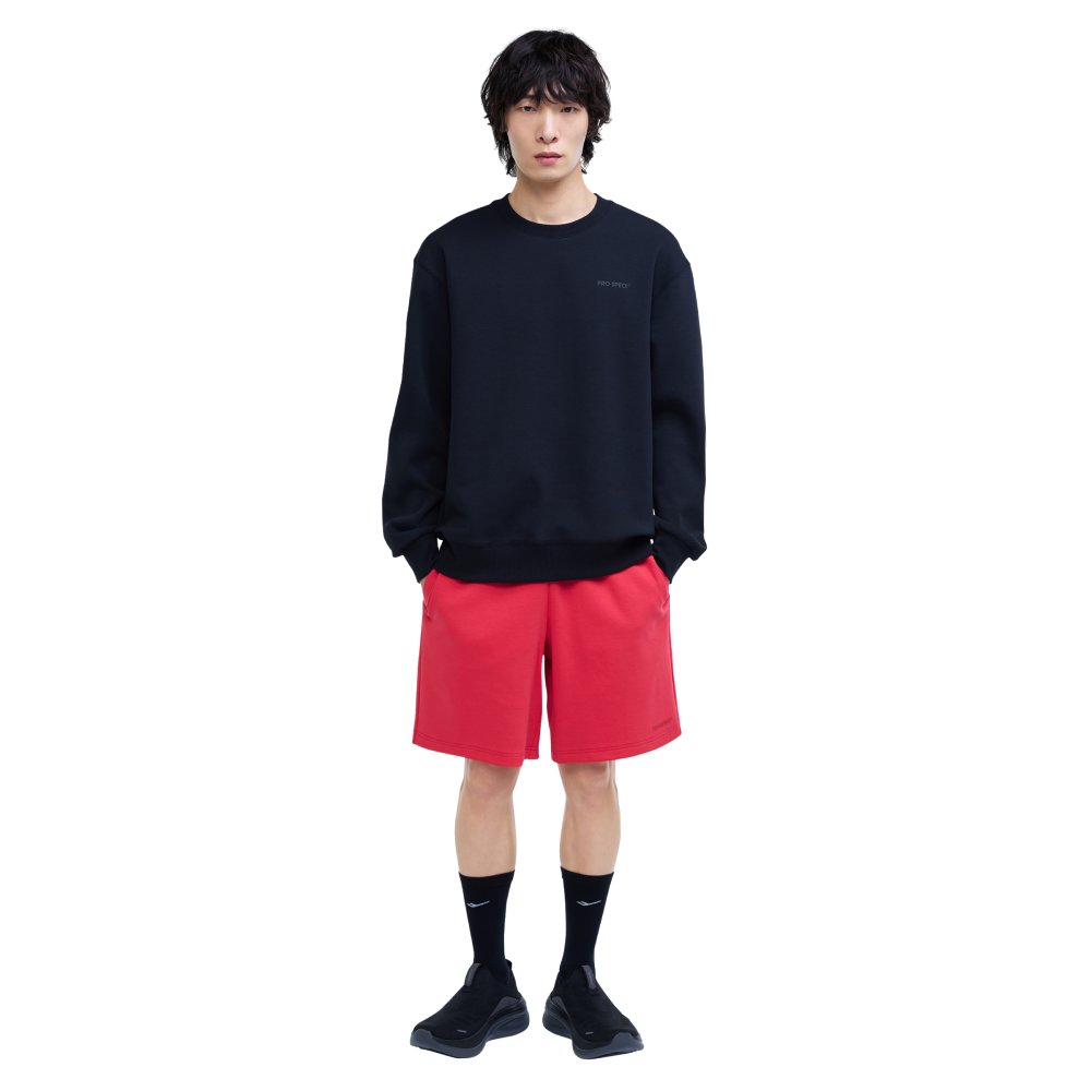 프로-스펙스 유니 테크플리스 베이직 스웨트셔츠 블랙(PRO-SPECS Unisex Tech Fleece Basic Sweatshirt Black) - 4