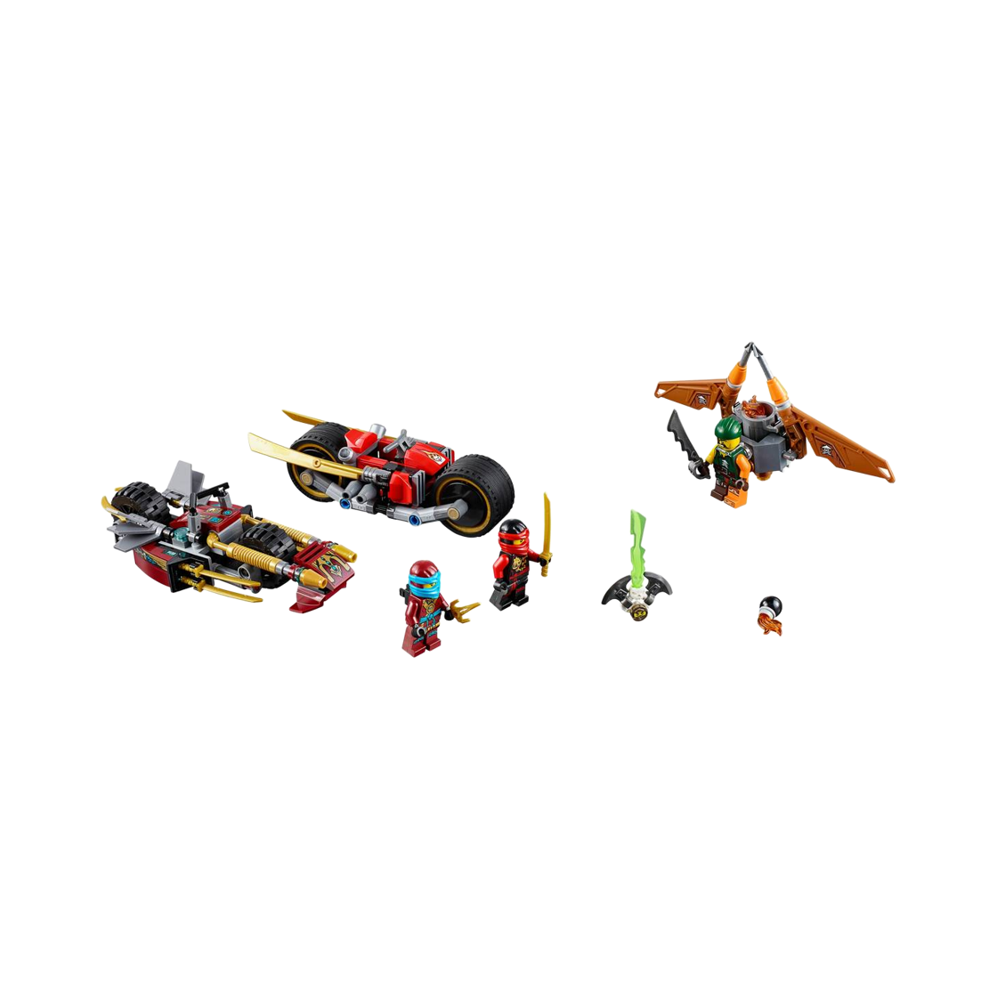 70600 Lego Ninjago Ninja Bike Chase