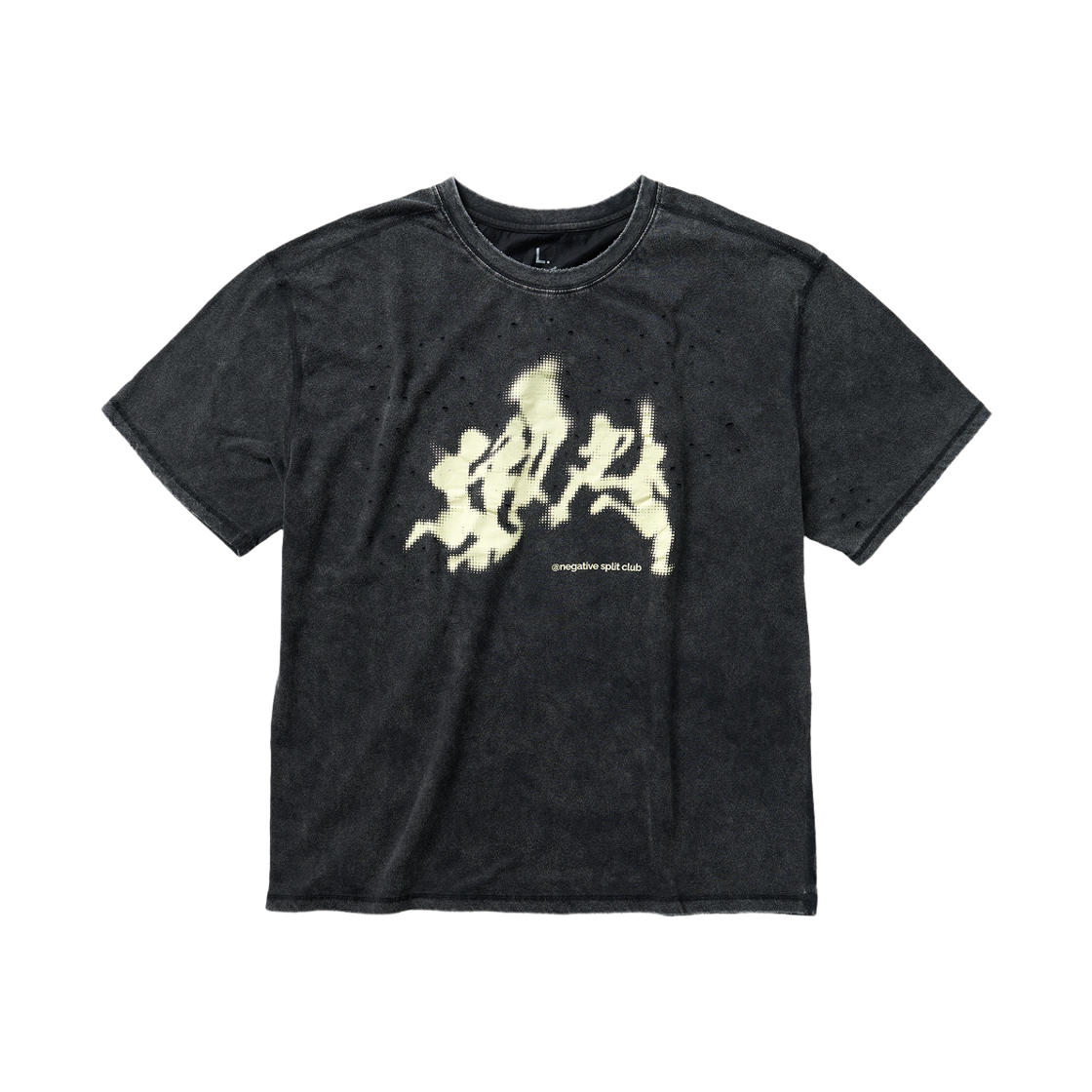 26SSTHT02BK negative split club Airact Mineral Sprint T-Shirt Black