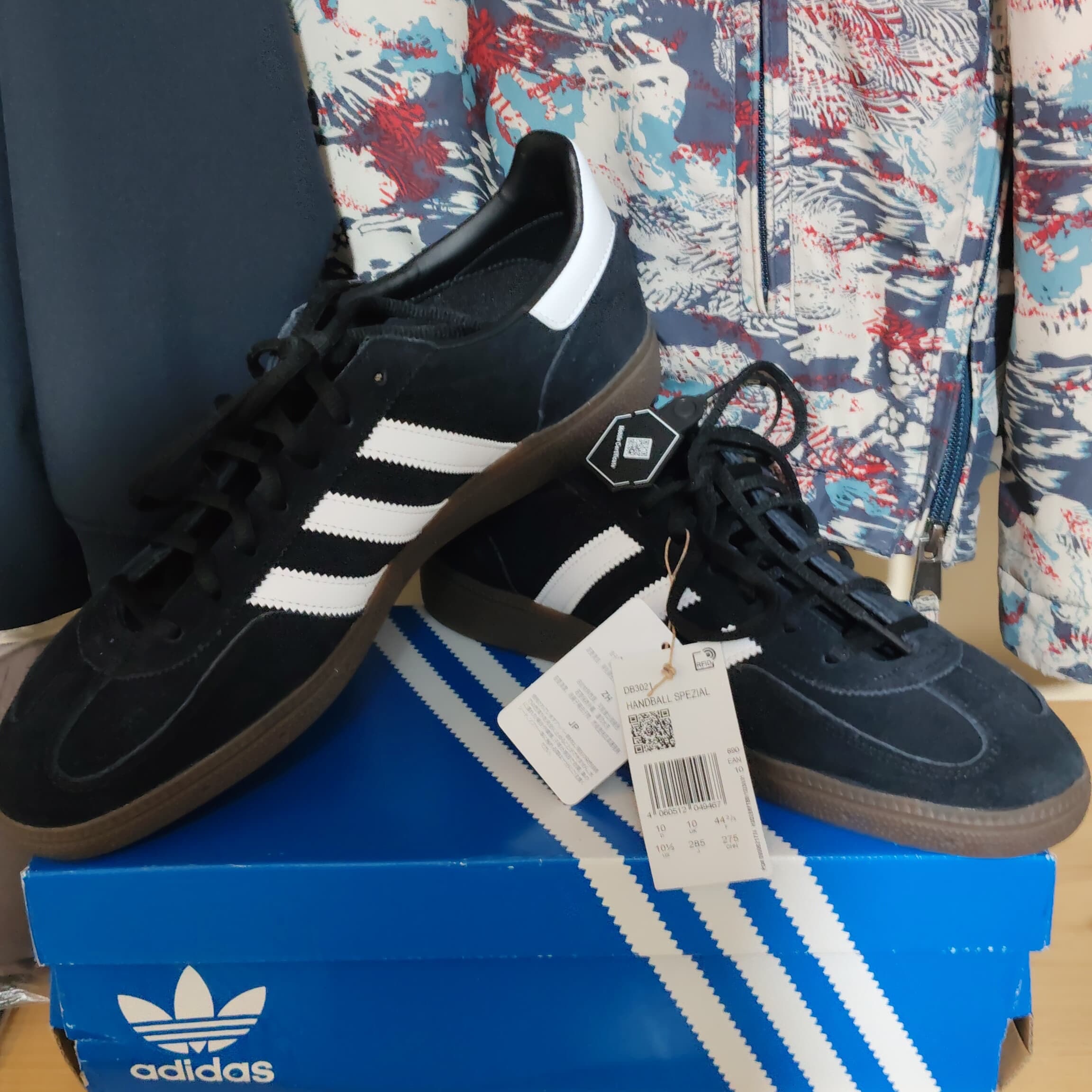 Adidas Spezial Handball Core Black 착용 스타일