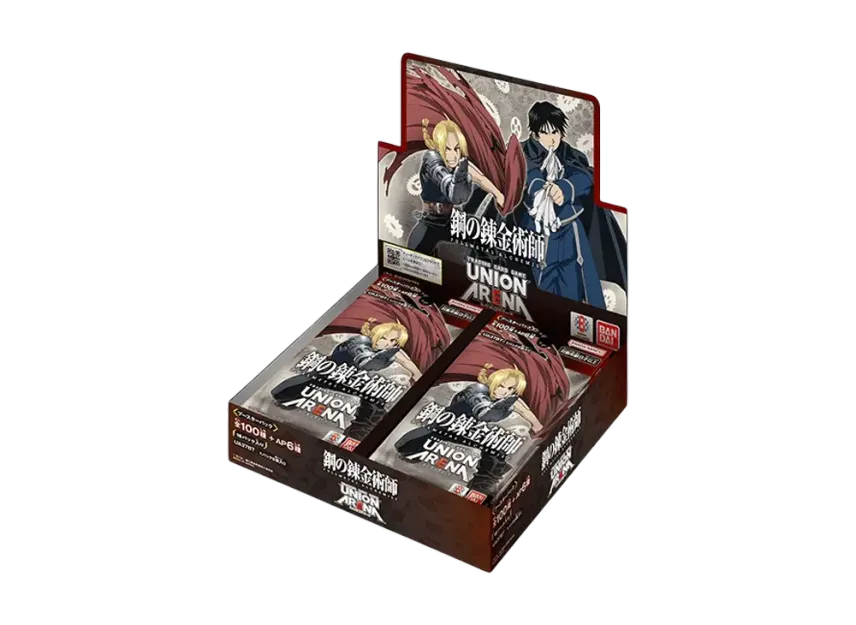 유니온 아레나 TCG 부스터 팩 강철의 연금술사 박스 (일어판)(Union Arena TCG Booster Pack Fullmetal Alchemist Box (Japanese Ver.))