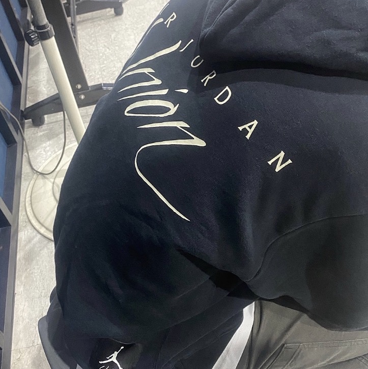 Jordan x Union Fleece Hoodie Black - Asia 착용 스타일