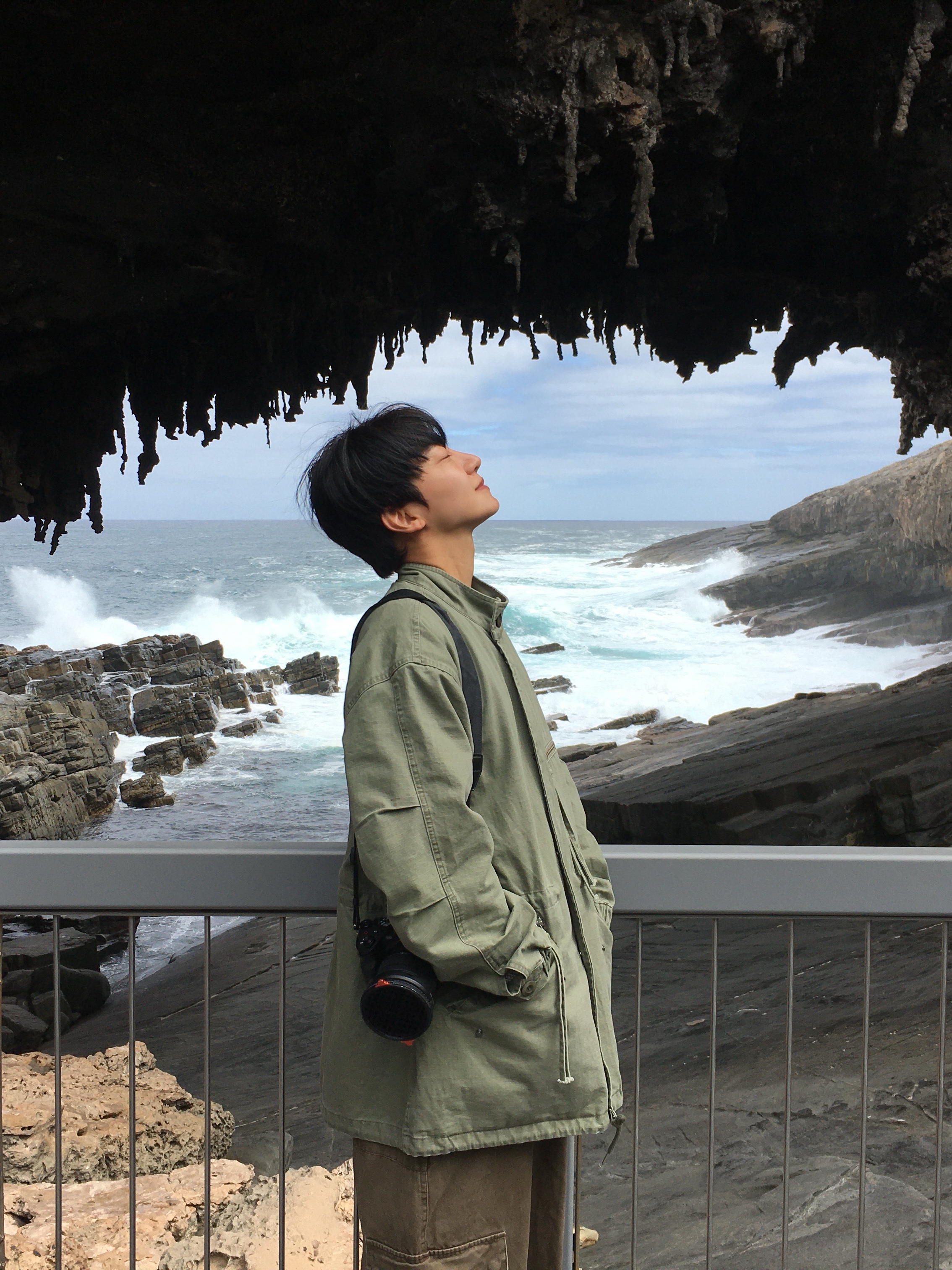 Noun Faded Filed Jacket Olive, noun Washed Cargo Pants Khaki 착용 스타일 - 7