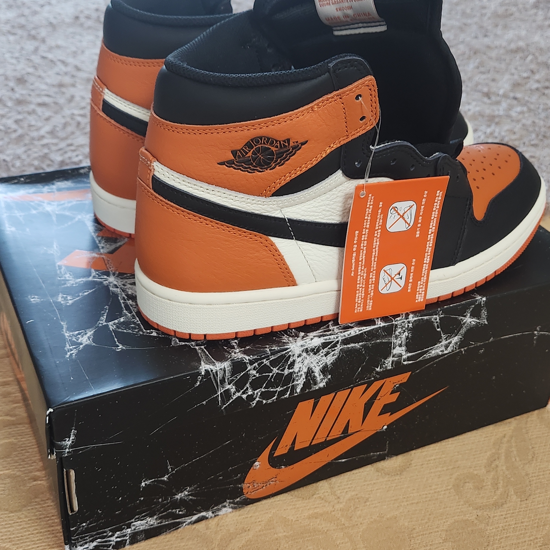 Jordan 1 Retro High OG Shattered Backboard 착용 스타일 - 5