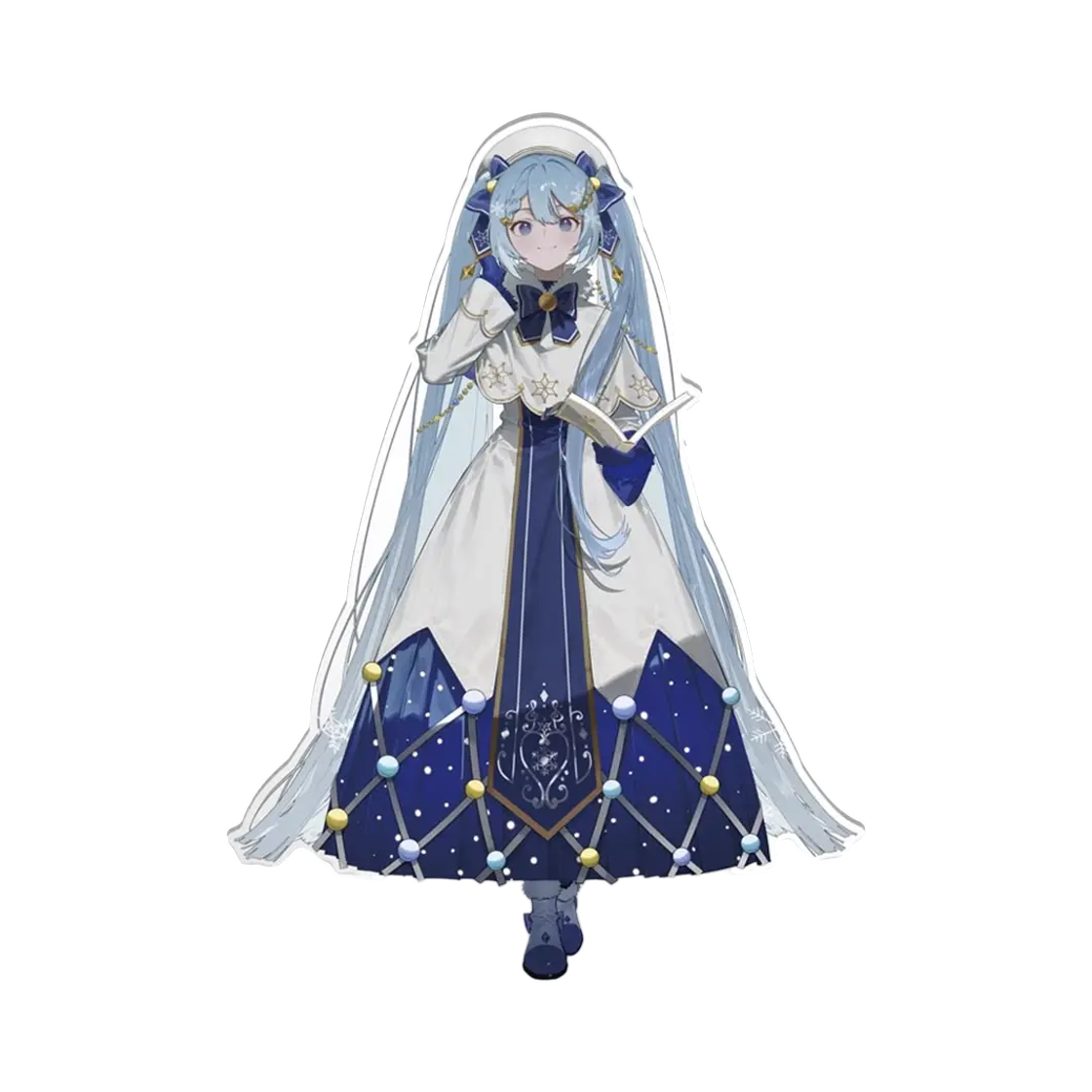 - Bandai Ichiban Kuji Snow Miku Snow Miku All Stars M Prize Snow Miku 2021 Big Acrylic Stand