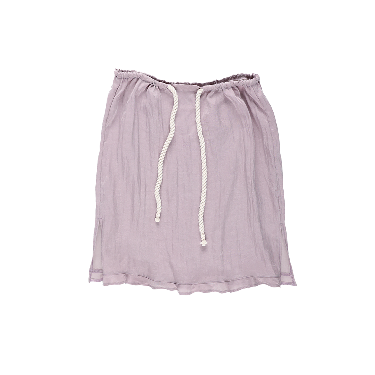 SL26SSSK03LV Still Lethardy Rope Crinkle Skirt Lavender