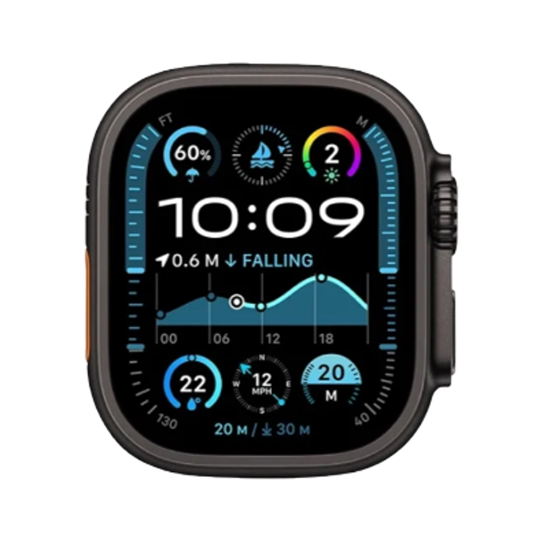 [A등급] 리퍼비시 애플워치 울트라2 49mm 셀룰러 블랙([A등급] Refurbished Apple Watch Ultra 2 49mm Cellular Black)