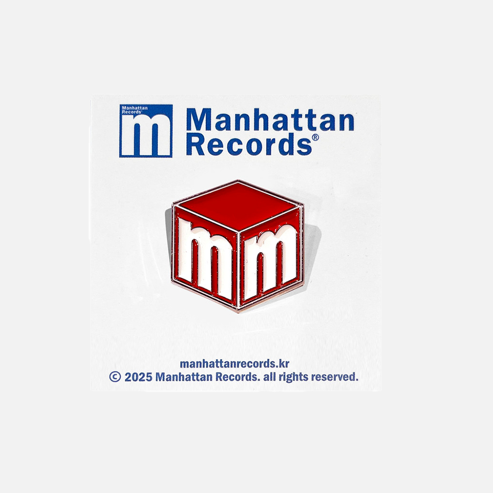 맨하탄 레코즈 엠 박스 핀 - 레드(Manhattan Records M Box Pin - Red) - 4