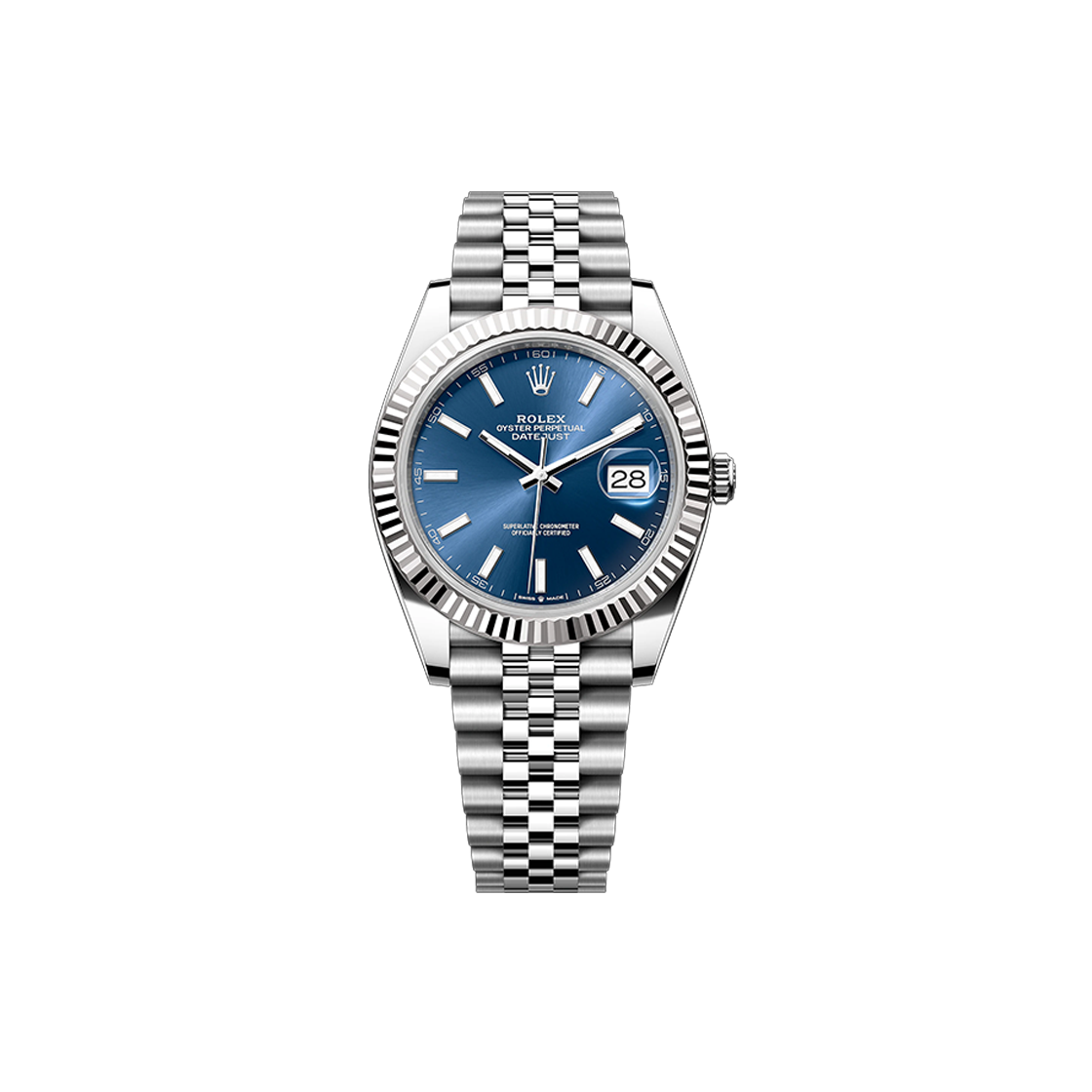 ITVKRUAMQGTM Rolex Datejust 41 - 126334 Blue Dial Jubilee Bracelet No. 7572