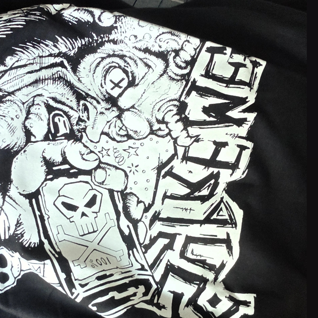 Supreme Fuckin Blowout T-Shirt Black - 25FW 착용 스타일
