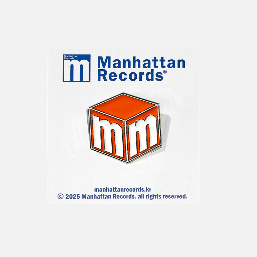 맨하탄 레코즈 엠 박스 핀 - 오렌지(Manhattan Records M Box Pin - Orange) - 4
