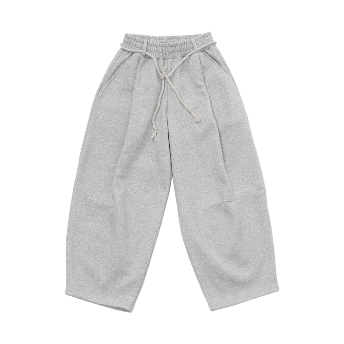 어레이드 컴바인 커브드 다트 스웻 팬츠 그레이(Arrayed Combine Curved Dart Sweat Pants Gray) - 1