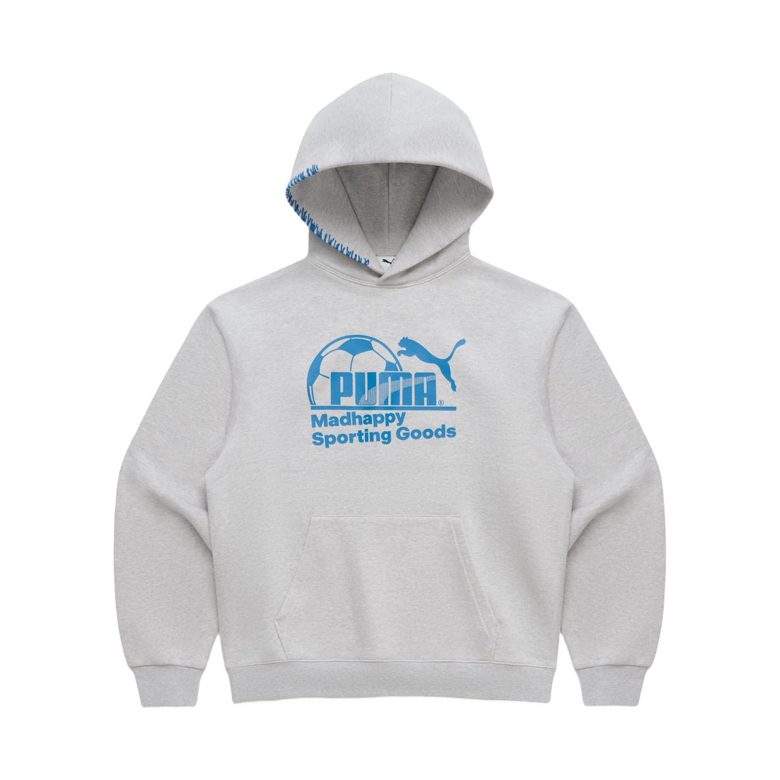 푸마 x 매드해피 플리스 후드 헤더 그레이(Puma x Madhappy Fleece Hoodie Heather Grey)
