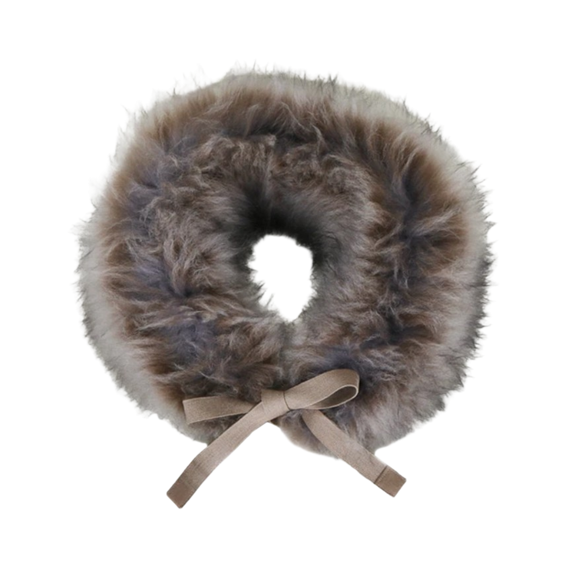 AGRESTE-002 (W) Max Mara The Cube Agreste Fur Hood Trim Grey Lilac