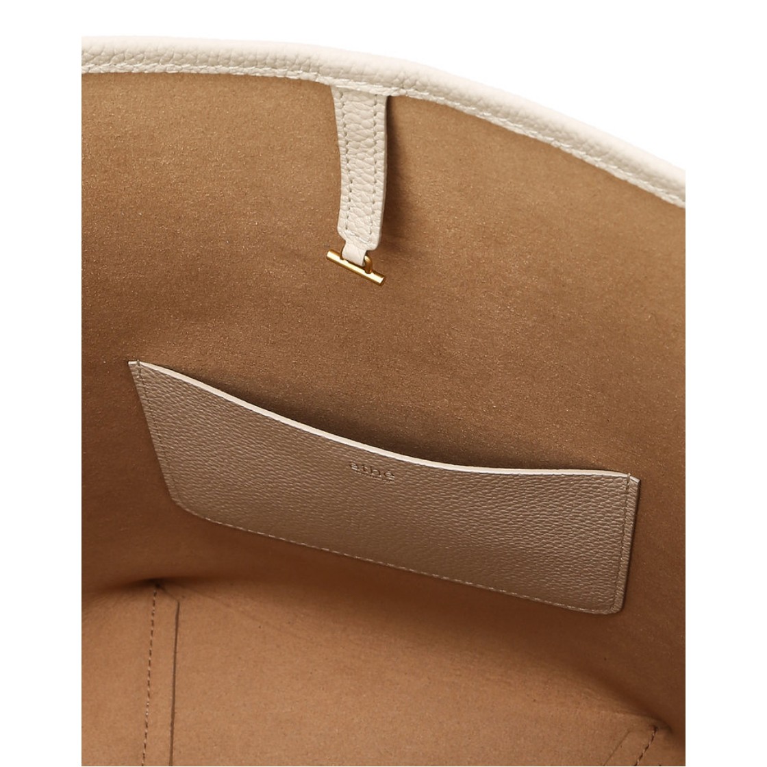 아떼 바네사브루노 액세사리 아이보리 레더 파니에 버킷백 L 아이보리(Athe Vanessabruno Acc Panier Ivory Leather Panier Bucket Bag L Ivory) - 2