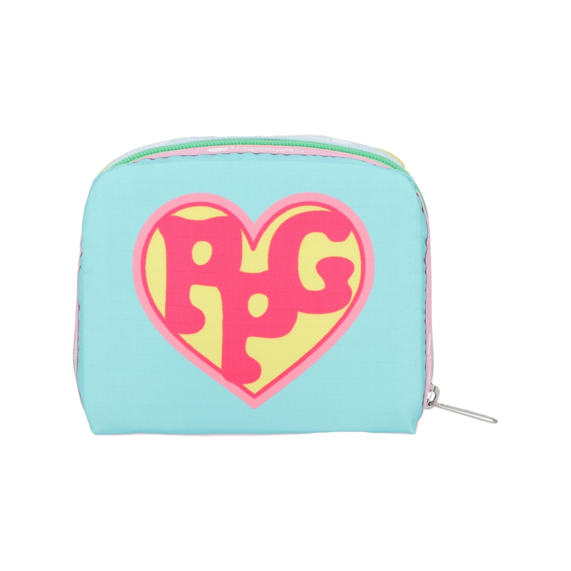 레스포색 파워퍼프걸 옐로우/민트 스퀘어 코스메틱 파우치(Lesportsac PPG Yellow/Mint Square Cosmetic) - 3