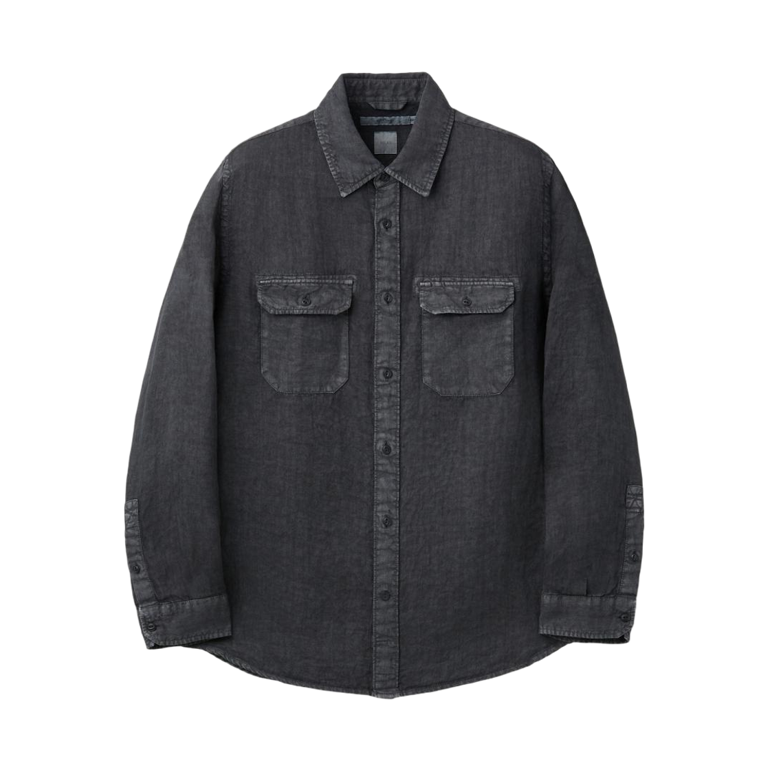 시리즈 린넨 다잉 셔츠 차콜(SERIES Linen Dyed Shirt Charcoal) - 1