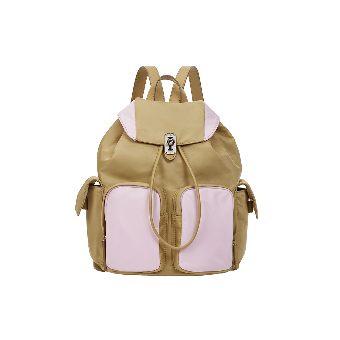 분크 헤이 더블 포켓 백팩 미듐 팔레트베이지(vunque Hey Double Pocket Backpack M Palette Beige) - 2