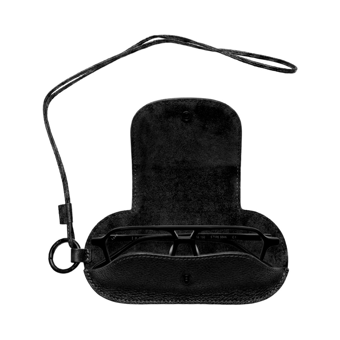 래쉬 레더 아이웨어 넥클리스 블랙(lash Leather Eyewear Necklace Black) - 3