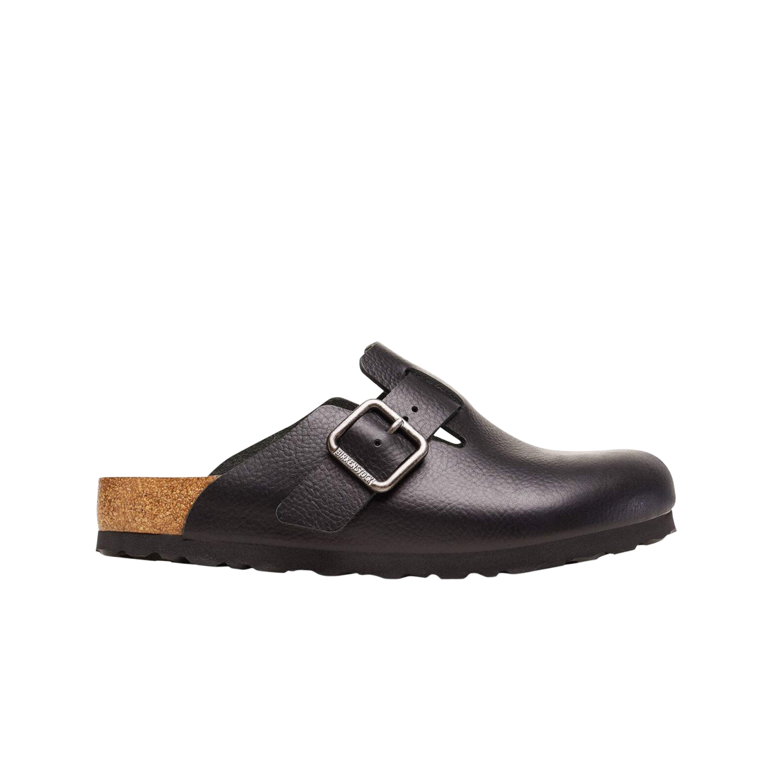 1030691 Birkenstock Boston WB Natural Leather Vintage Wood Black - Regular