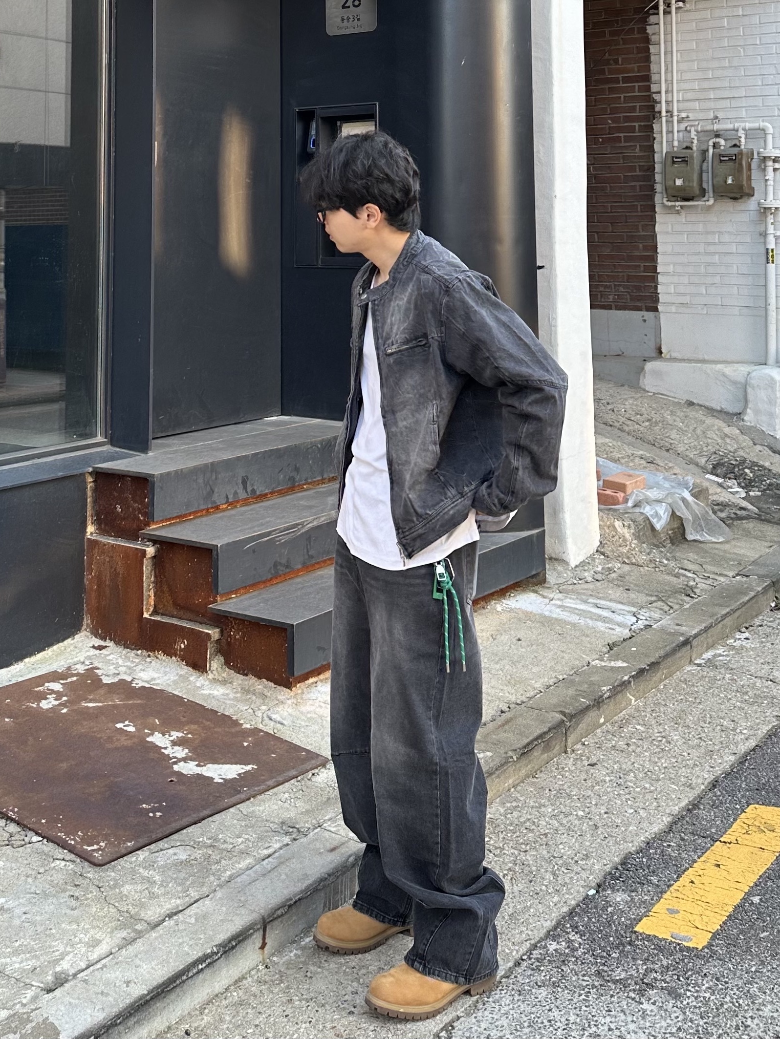 Timberland Premium 6 inch Waterproof Boot Wheat Nubuck - Wide 착용 스타일 - 5