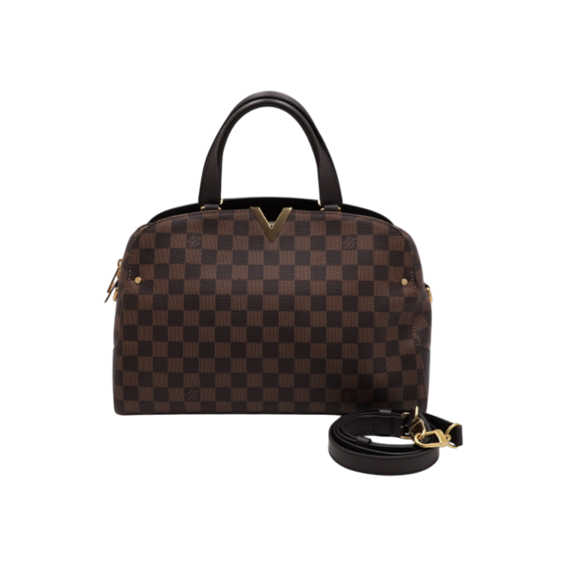 루이비통 N41505 다미에 에벤 캔버스 켄싱턴 보울링 토트백 겸 숄더백 크로스백aa61633(Louis Vuitton N41505 Damier Ebene Kensington Bowling Tote & Shoulder Bag) - 1